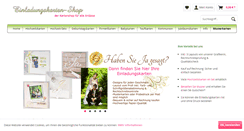 Desktop Screenshot of einladungskarten-shop.net